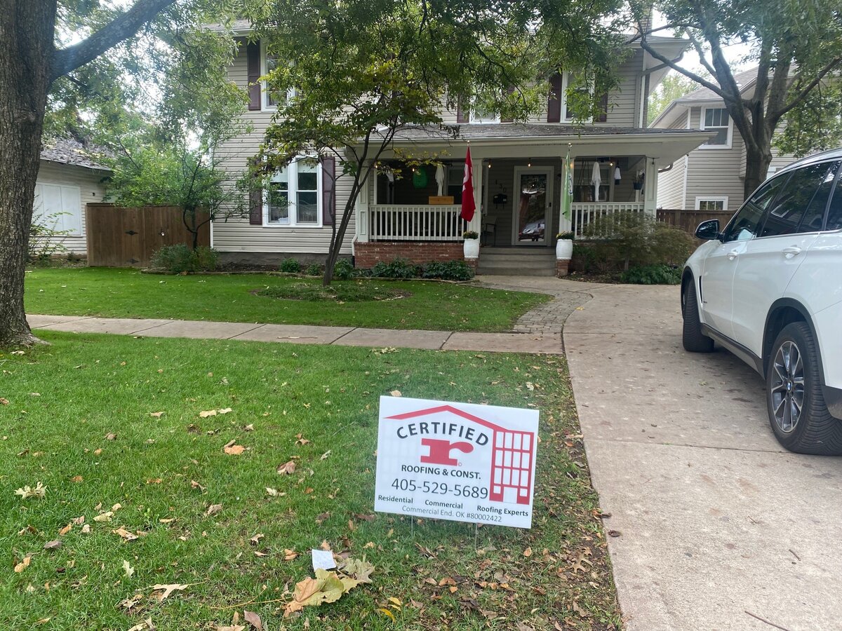 Commercial roofing project in OKC
